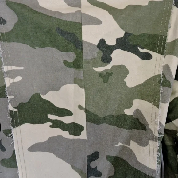 ZADIG & VOLTAIRE ⚜ WOMEN'S GREEN COTTON FASHION JACKET - Picture 4 of 5